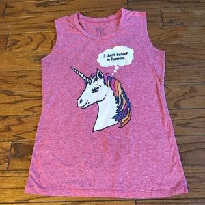 Forever 21 unicorn tank top